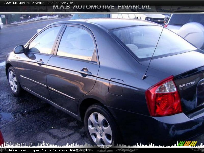 Dark Bronze / Beige 2004 Kia Spectra EX Sedan