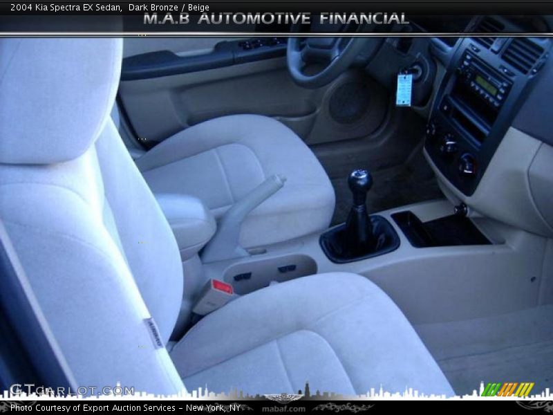 Dark Bronze / Beige 2004 Kia Spectra EX Sedan