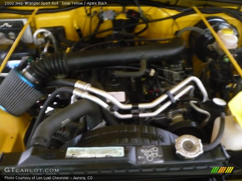 Solar Yellow / Agate Black 2002 Jeep Wrangler Sport 4x4