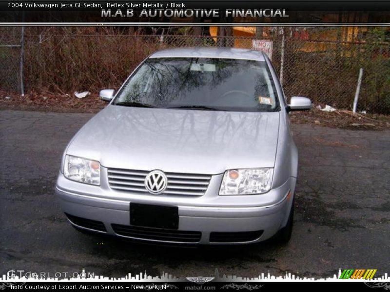 Reflex Silver Metallic / Black 2004 Volkswagen Jetta GL Sedan
