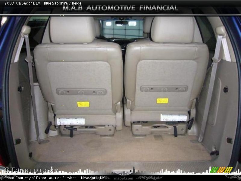 Blue Sapphire / Beige 2003 Kia Sedona EX