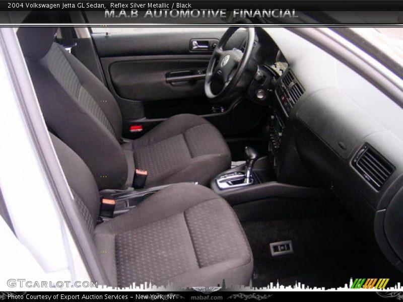 Reflex Silver Metallic / Black 2004 Volkswagen Jetta GL Sedan