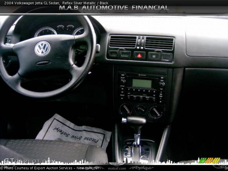 Reflex Silver Metallic / Black 2004 Volkswagen Jetta GL Sedan