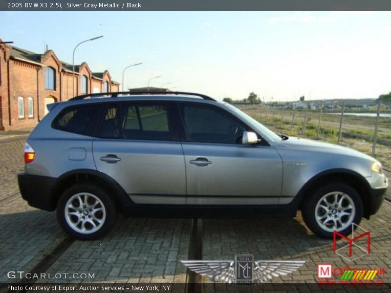 Silver Gray Metallic / Black 2005 BMW X3 2.5i