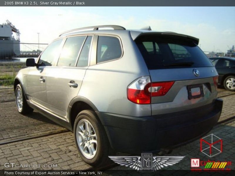 Silver Gray Metallic / Black 2005 BMW X3 2.5i