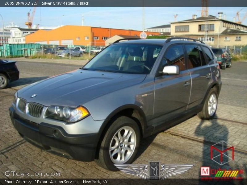 Silver Gray Metallic / Black 2005 BMW X3 2.5i