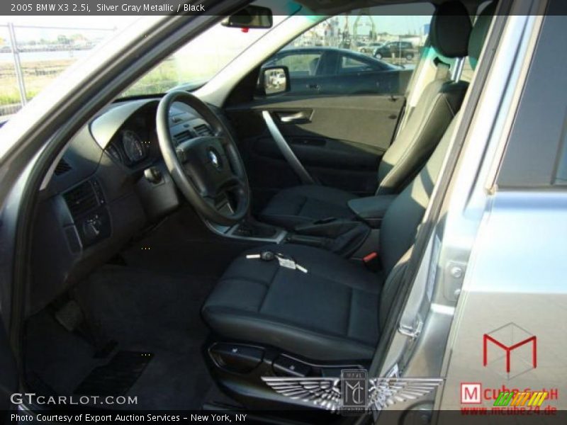 Silver Gray Metallic / Black 2005 BMW X3 2.5i