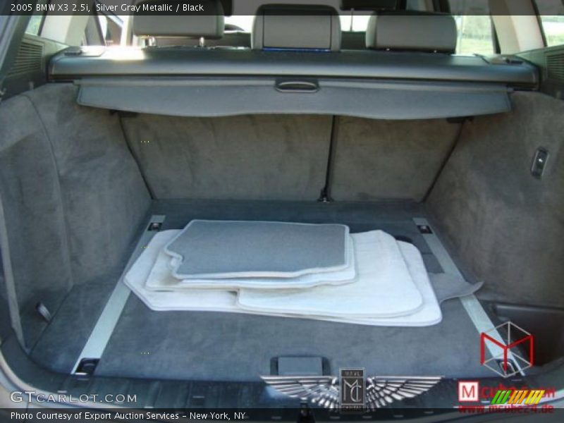 Silver Gray Metallic / Black 2005 BMW X3 2.5i