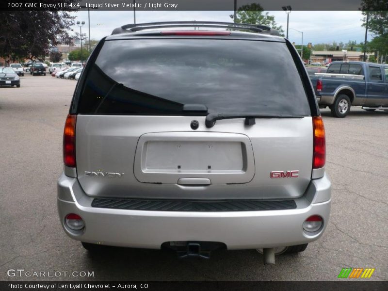 Liquid Silver Metallic / Light Gray 2007 GMC Envoy SLE 4x4