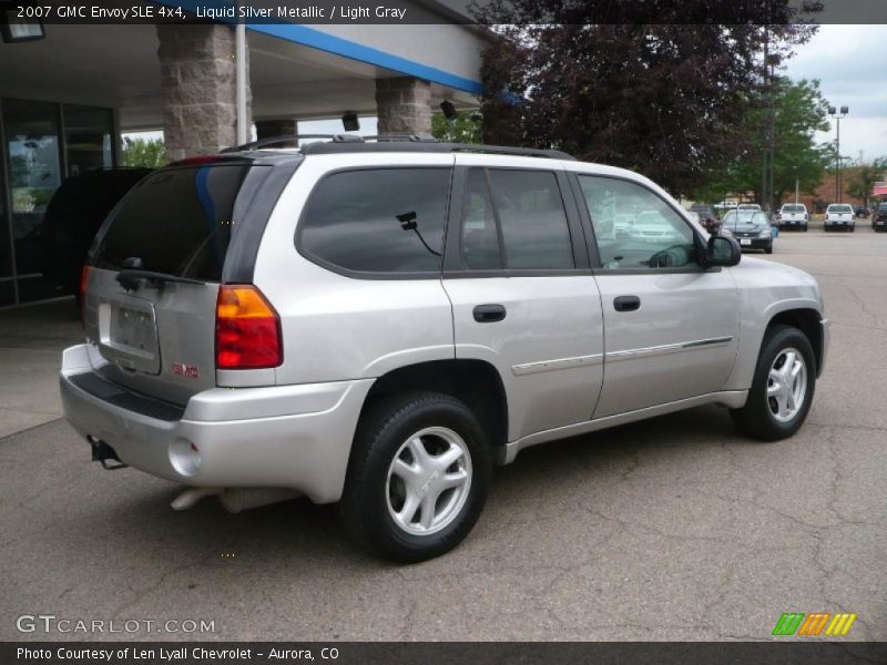 Liquid Silver Metallic / Light Gray 2007 GMC Envoy SLE 4x4