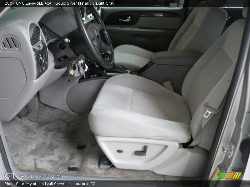 Liquid Silver Metallic / Light Gray 2007 GMC Envoy SLE 4x4