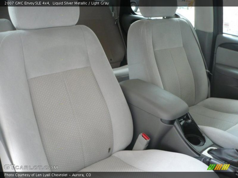 Liquid Silver Metallic / Light Gray 2007 GMC Envoy SLE 4x4