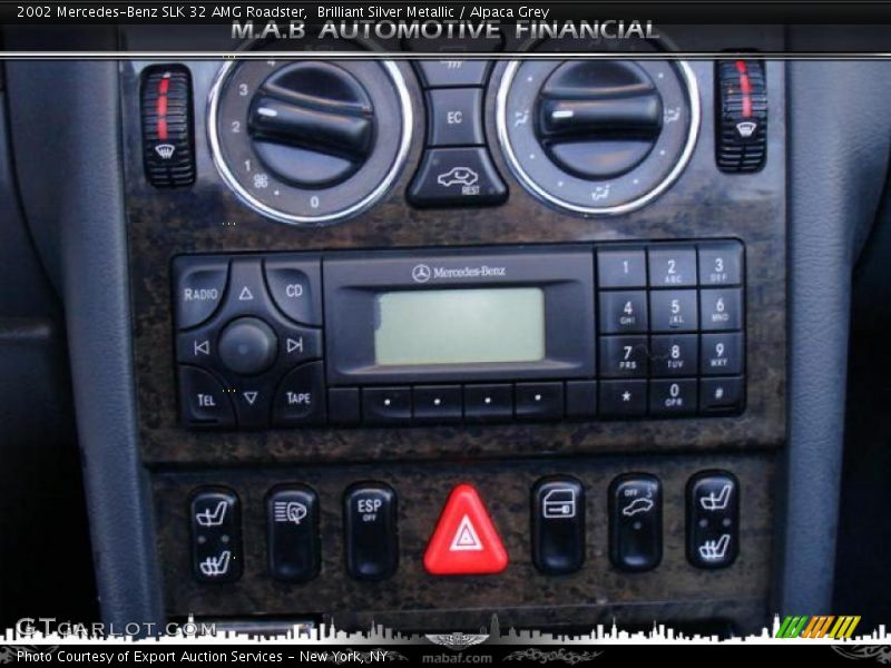 Brilliant Silver Metallic / Alpaca Grey 2002 Mercedes-Benz SLK 32 AMG Roadster