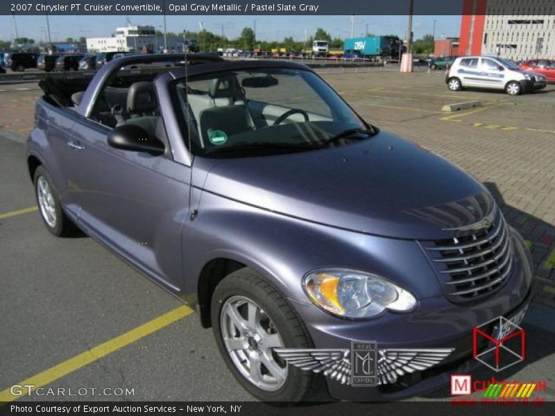 Opal Gray Metallic / Pastel Slate Gray 2007 Chrysler PT Cruiser Convertible