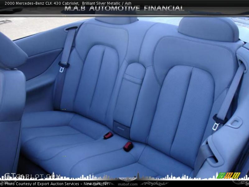 Brilliant Silver Metallic / Ash 2000 Mercedes-Benz CLK 430 Cabriolet