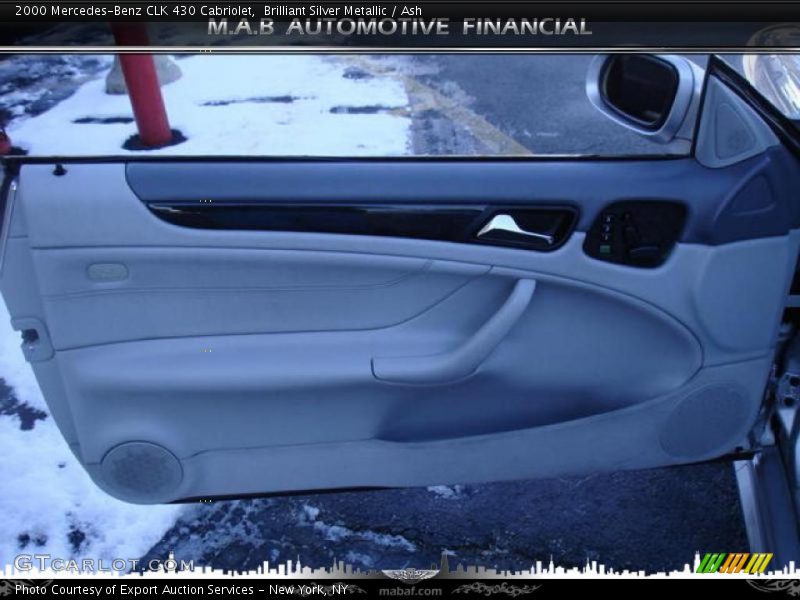 Brilliant Silver Metallic / Ash 2000 Mercedes-Benz CLK 430 Cabriolet