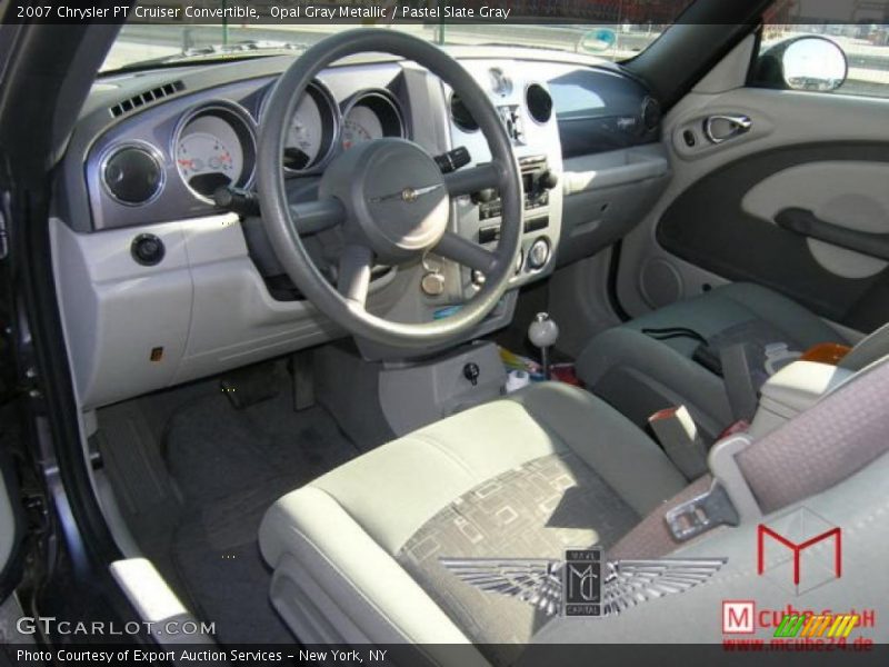 Opal Gray Metallic / Pastel Slate Gray 2007 Chrysler PT Cruiser Convertible