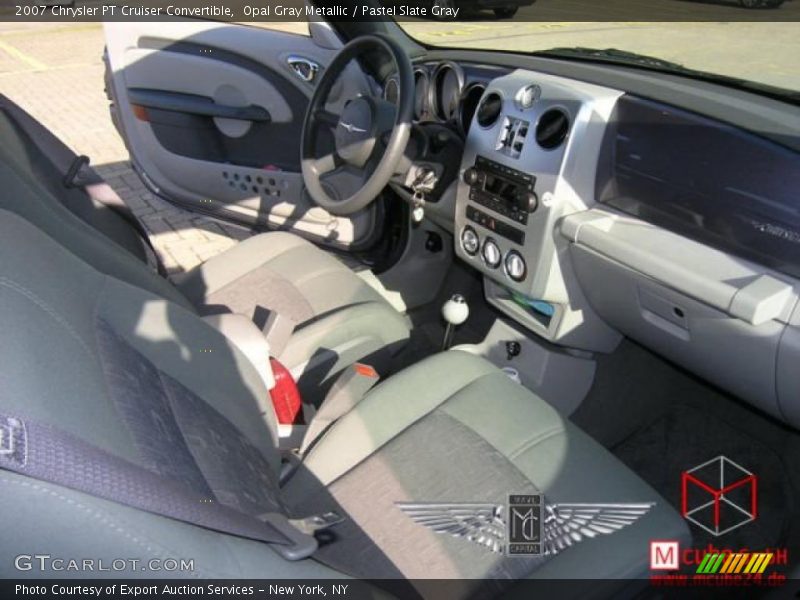 Opal Gray Metallic / Pastel Slate Gray 2007 Chrysler PT Cruiser Convertible