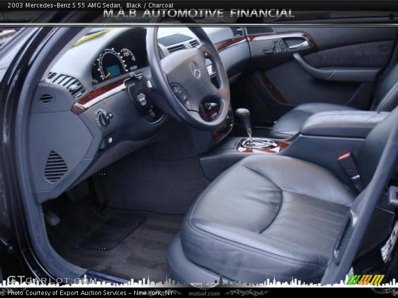 Black / Charcoal 2003 Mercedes-Benz S 55 AMG Sedan
