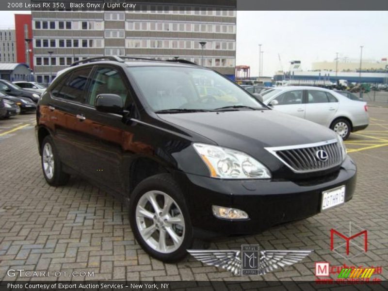 Black Onyx / Light Gray 2008 Lexus RX 350