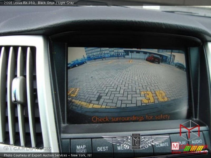 Black Onyx / Light Gray 2008 Lexus RX 350
