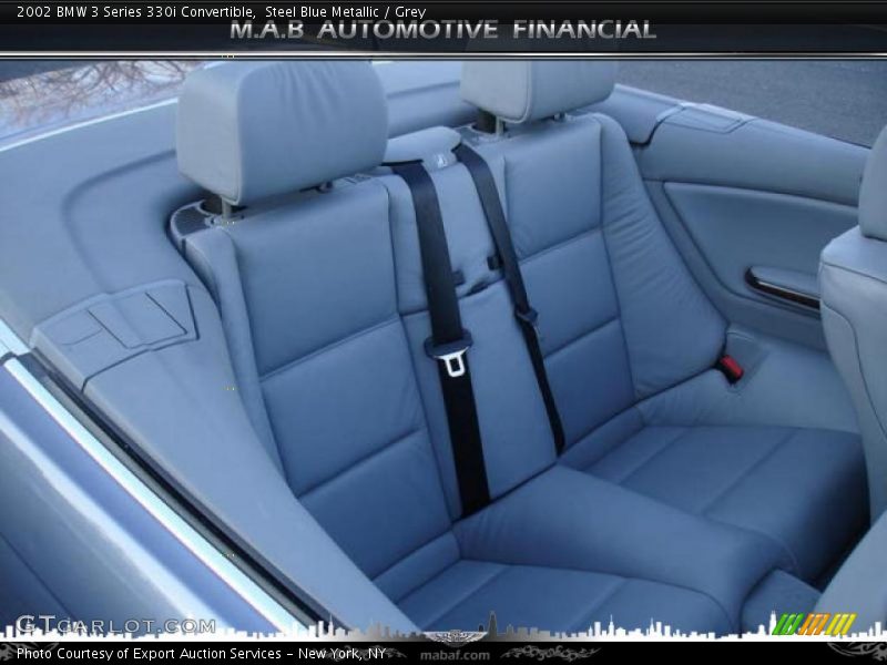 Steel Blue Metallic / Grey 2002 BMW 3 Series 330i Convertible