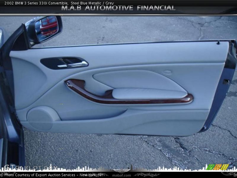 Steel Blue Metallic / Grey 2002 BMW 3 Series 330i Convertible