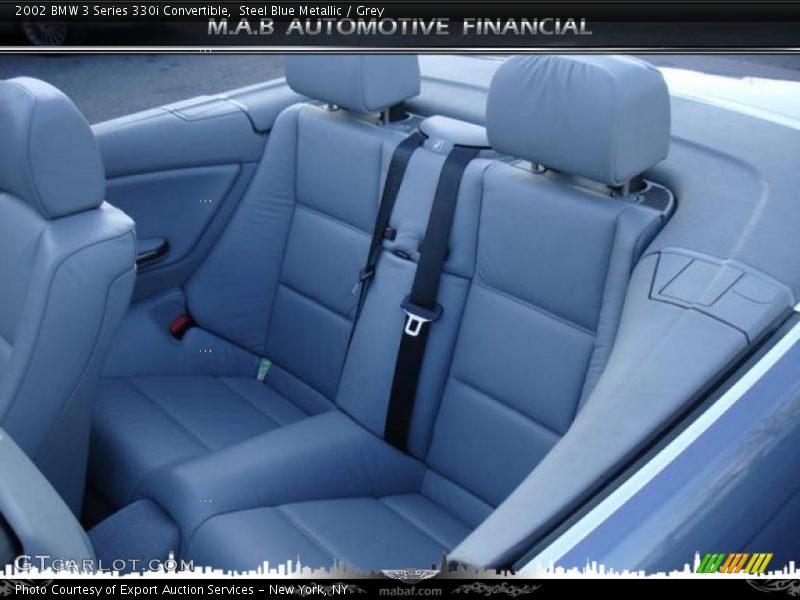 Steel Blue Metallic / Grey 2002 BMW 3 Series 330i Convertible