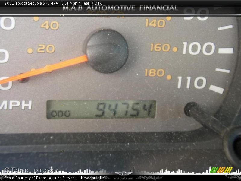 Blue Marlin Pearl / Oak 2001 Toyota Sequoia SR5 4x4