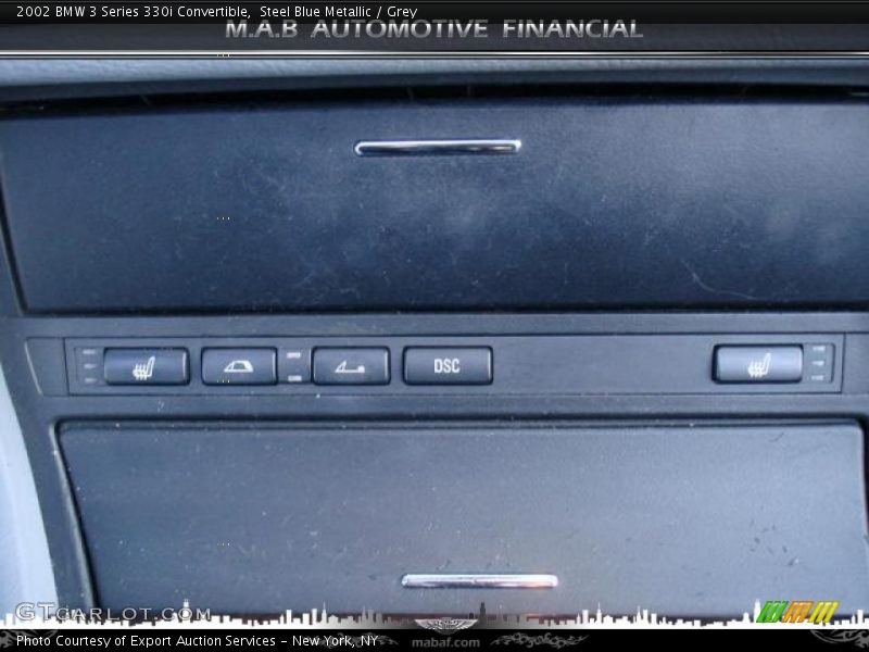 Steel Blue Metallic / Grey 2002 BMW 3 Series 330i Convertible