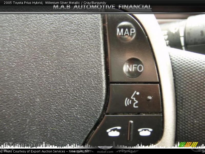 Millenium Silver Metallic / Gray/Burgundy 2005 Toyota Prius Hybrid