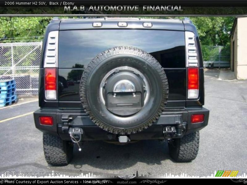 Black / Ebony 2006 Hummer H2 SUV
