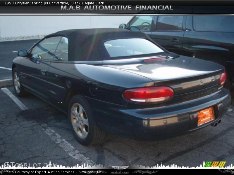 Black / Agate Black 1998 Chrysler Sebring JXi Convertible