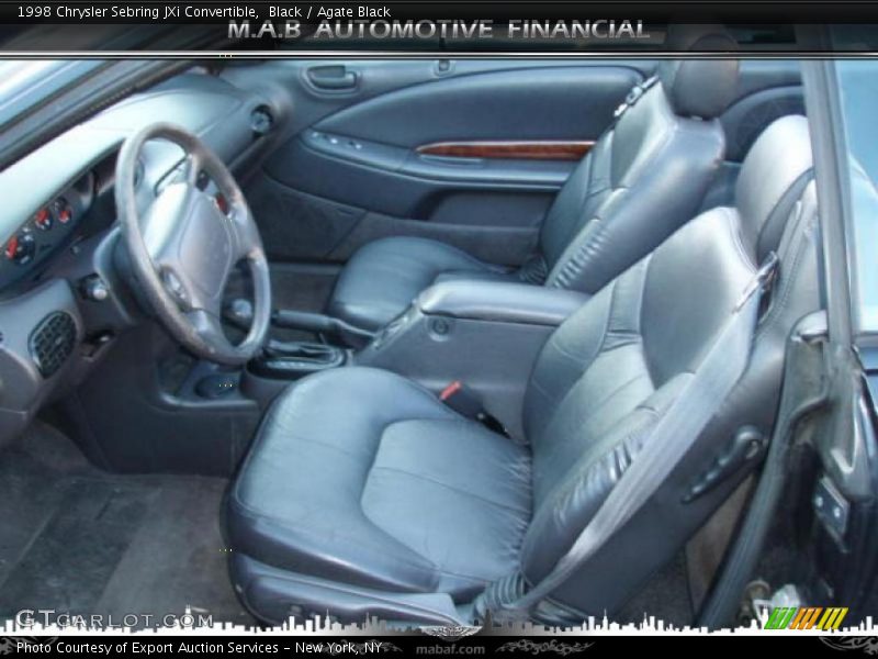 Black / Agate Black 1998 Chrysler Sebring JXi Convertible