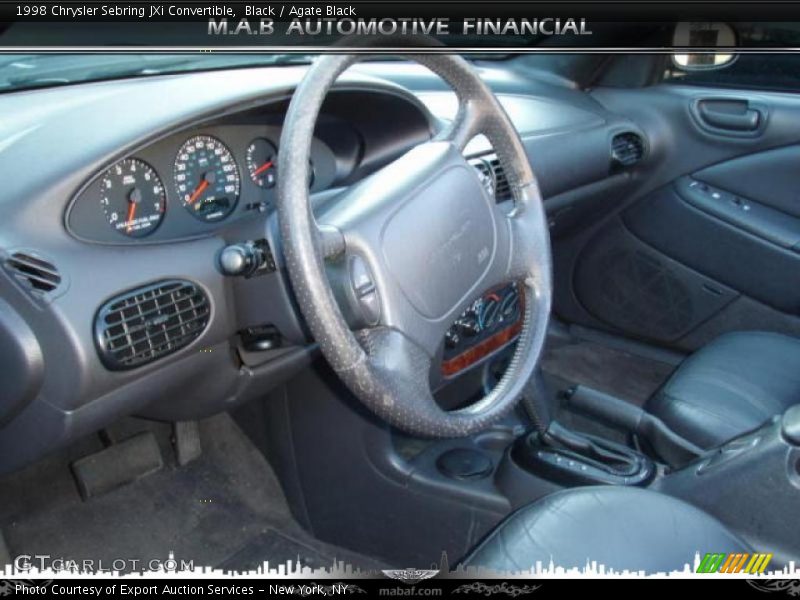 Black / Agate Black 1998 Chrysler Sebring JXi Convertible
