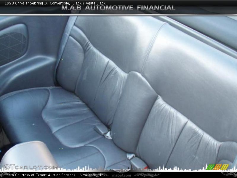 Black / Agate Black 1998 Chrysler Sebring JXi Convertible