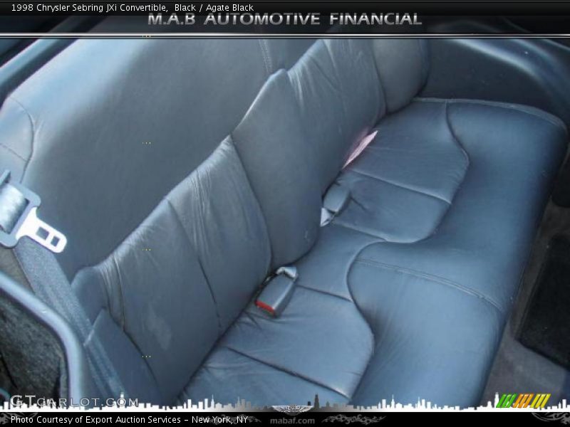 Black / Agate Black 1998 Chrysler Sebring JXi Convertible