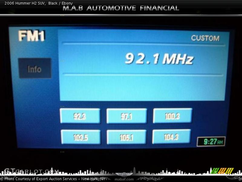 Black / Ebony 2006 Hummer H2 SUV
