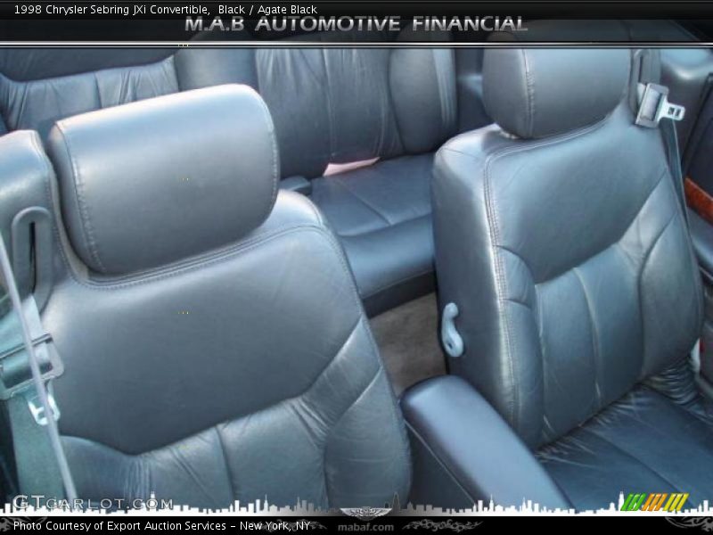 Black / Agate Black 1998 Chrysler Sebring JXi Convertible