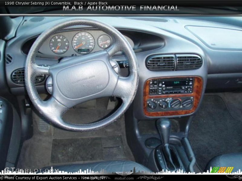 Black / Agate Black 1998 Chrysler Sebring JXi Convertible