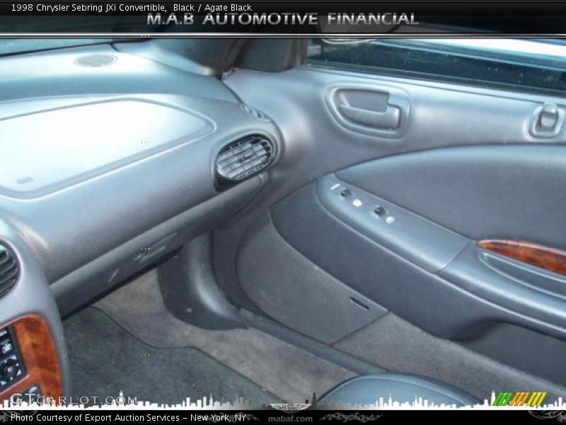 Black / Agate Black 1998 Chrysler Sebring JXi Convertible