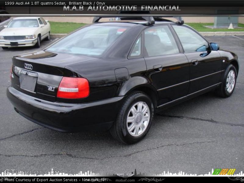 Brilliant Black / Onyx 1999 Audi A4 1.8T quattro Sedan