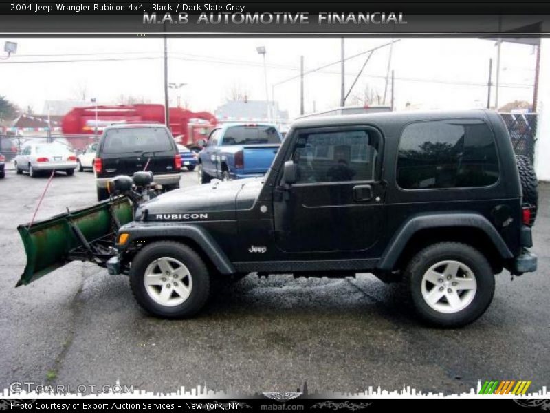 Black / Dark Slate Gray 2004 Jeep Wrangler Rubicon 4x4
