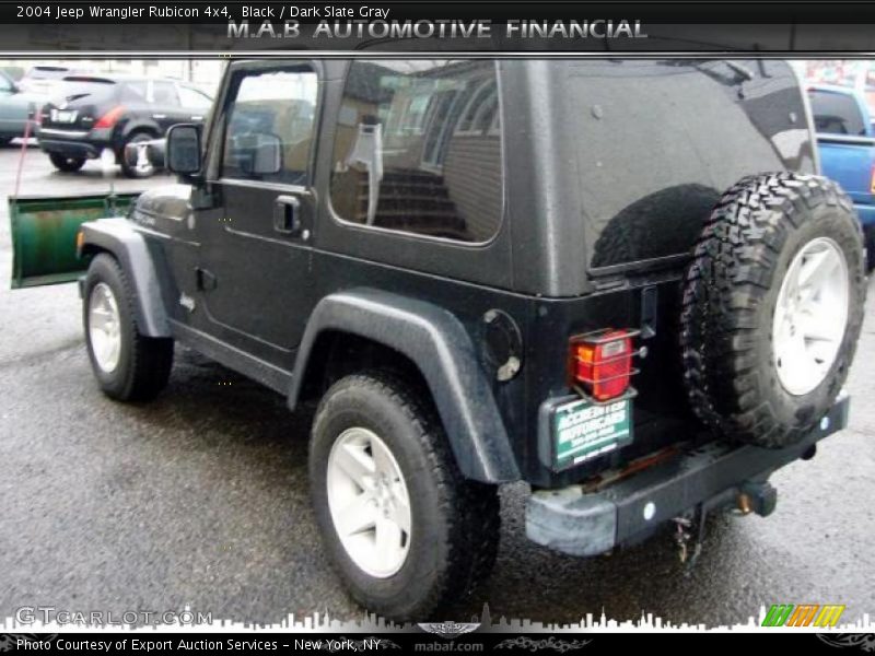 Black / Dark Slate Gray 2004 Jeep Wrangler Rubicon 4x4