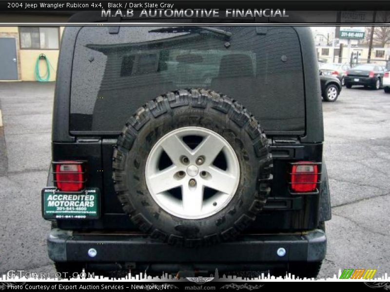 Black / Dark Slate Gray 2004 Jeep Wrangler Rubicon 4x4