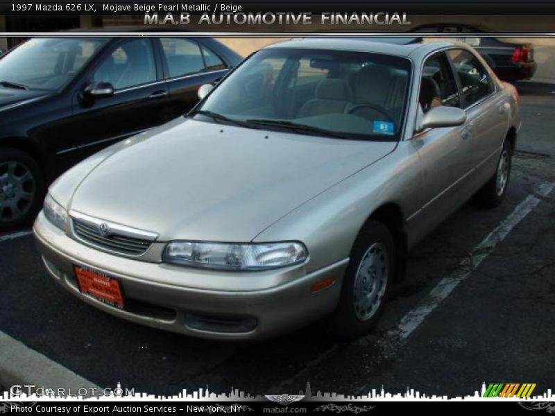 Mojave Beige Pearl Metallic / Beige 1997 Mazda 626 LX