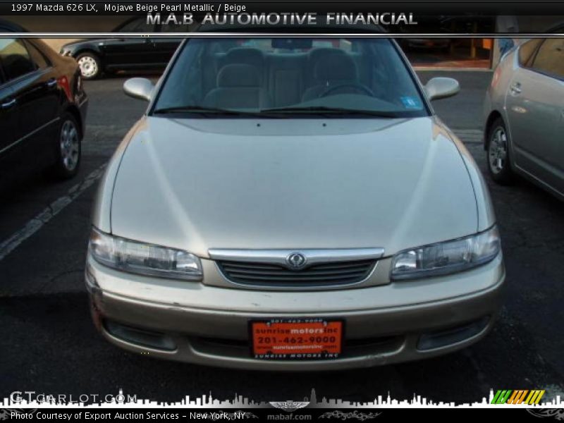 Mojave Beige Pearl Metallic / Beige 1997 Mazda 626 LX