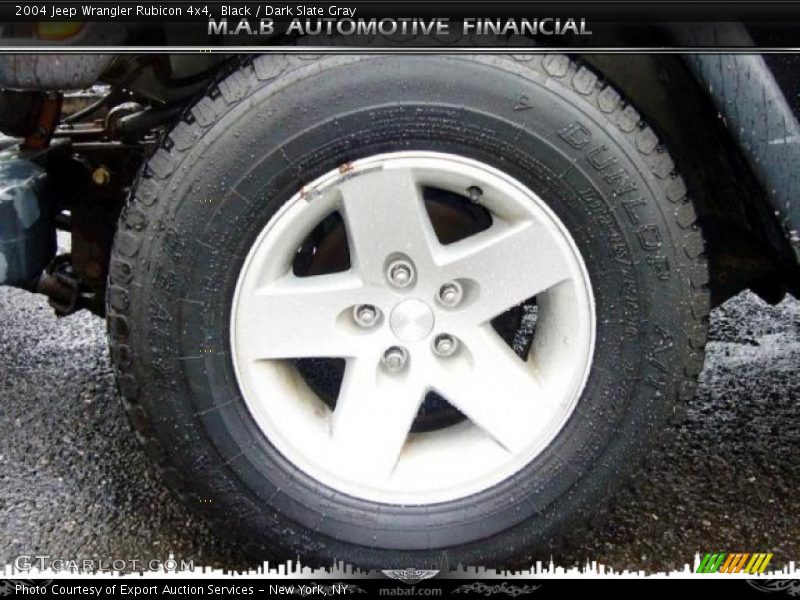 Black / Dark Slate Gray 2004 Jeep Wrangler Rubicon 4x4