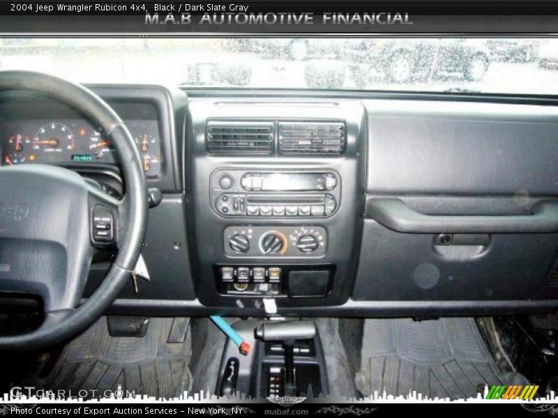 Black / Dark Slate Gray 2004 Jeep Wrangler Rubicon 4x4