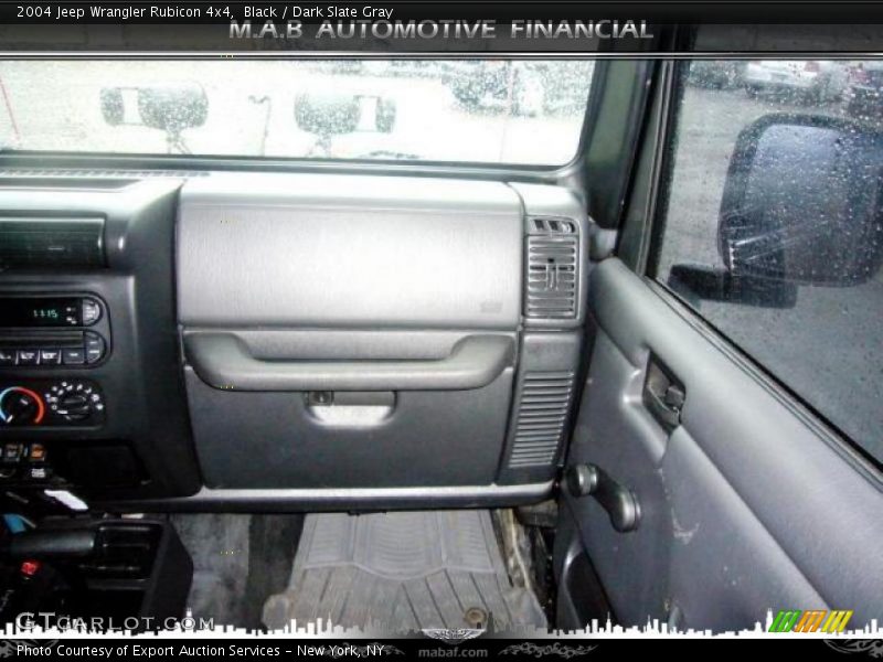 Black / Dark Slate Gray 2004 Jeep Wrangler Rubicon 4x4